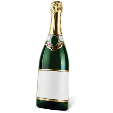 CHEESE AND WINE BOTTLE 6/' 3/" CARDBOARD CUTOUT Standup Standee Poster Party Prop